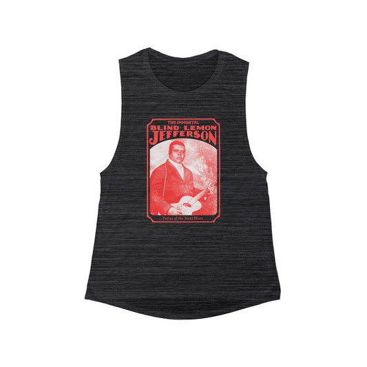 Blind Lemon Jefferson - Women's Flowy Scoop Muscle Tank