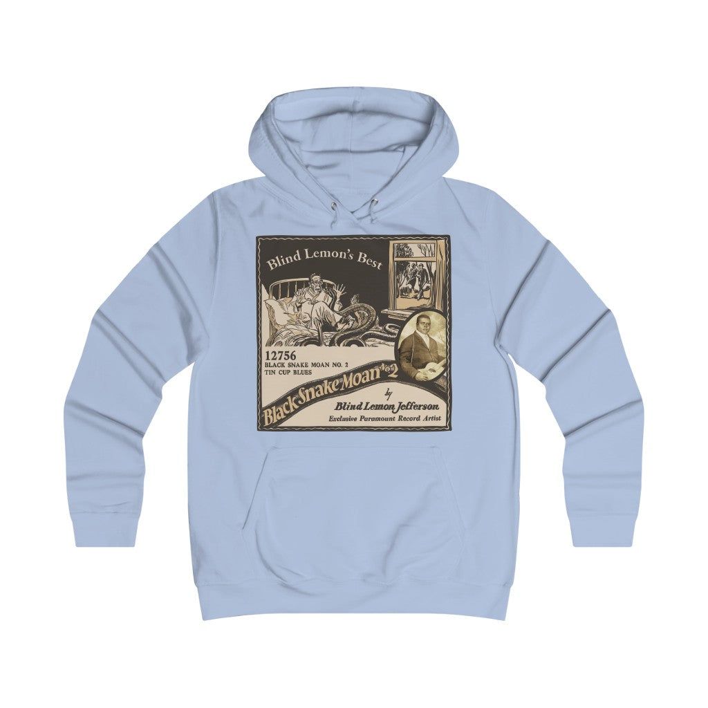 Blind Lemon Jefferson - Girlie College Hoodie