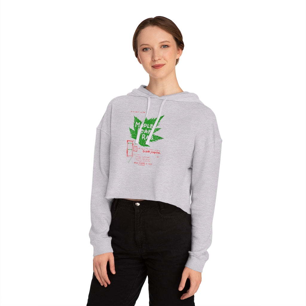 Scott Joplin - Women's Cropped Hooded Sweatshirt