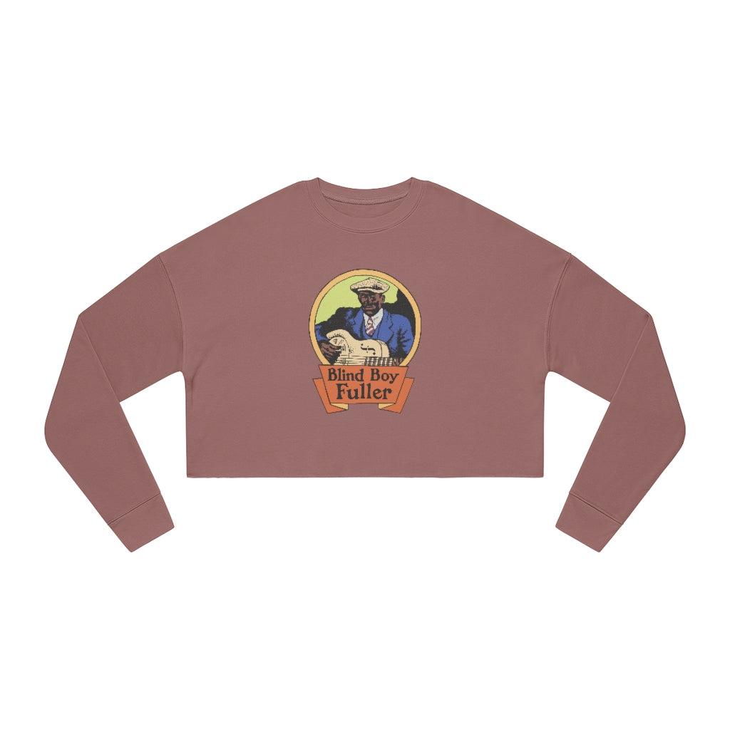 Blind Boy Fuller - Women's Cropped Sweatshirt