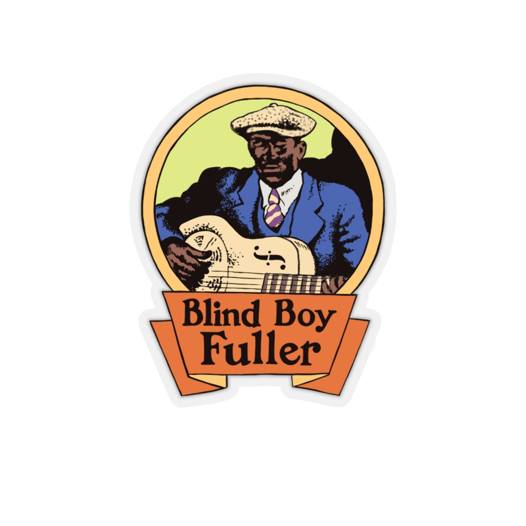 Blind Boy Fuller - Kiss-Cut Stickers