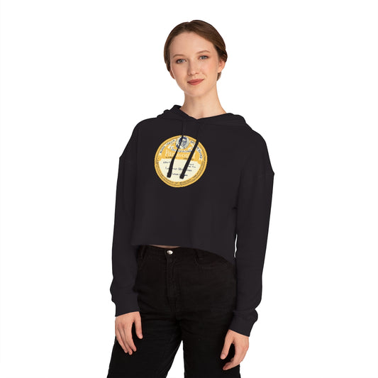 Blind Lemon Jefferson - Women's Cropped Hooded Sweatshirt