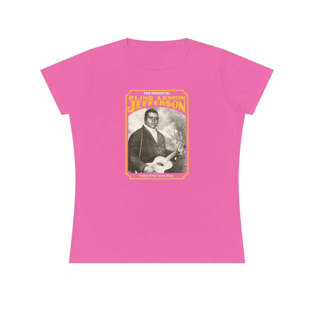 Blind Lemon Jefferson - Ladies' Premium Cotton T-Shirt