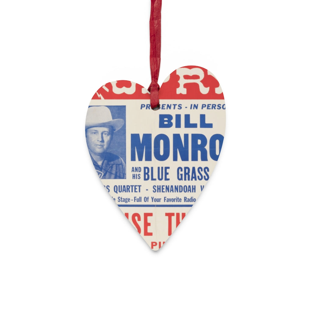 Bill Monroe - Wooden Ornaments