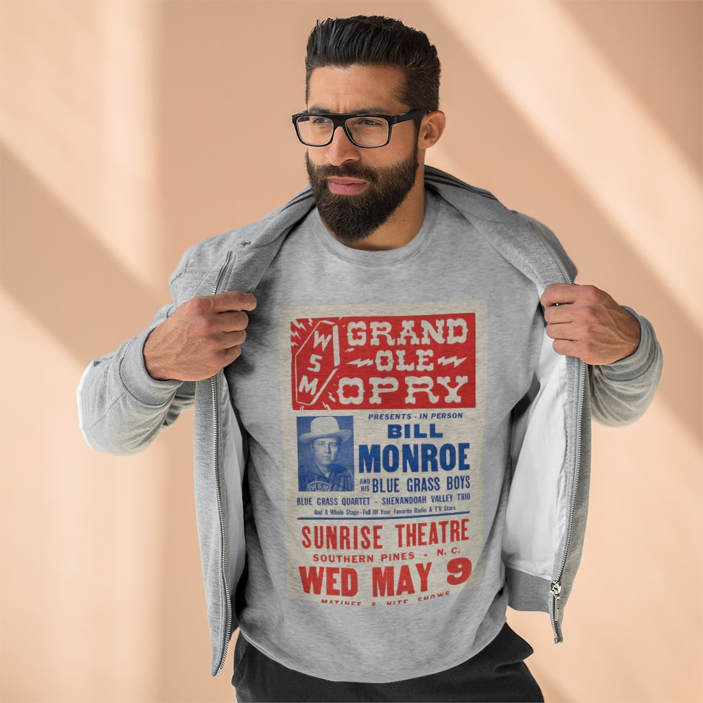 Bill Monroe - Unisex Premium Crewneck Sweatshirt