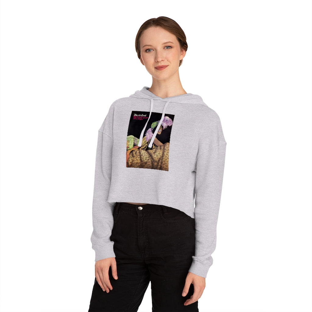 Bessie Smith - Women's Cropped Hooded Sweatshirt