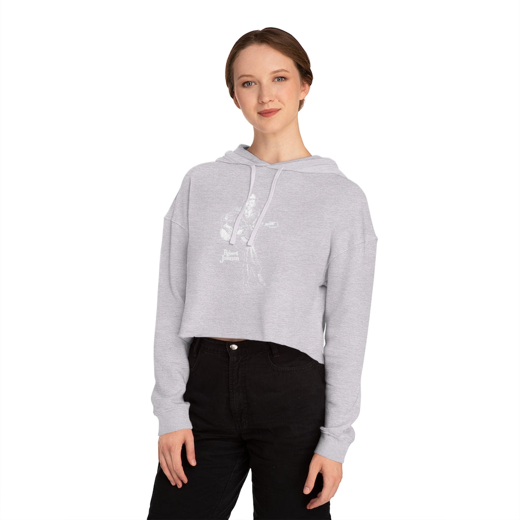 Robert Johnson - Women's Cropped Hooded Sweatshirt