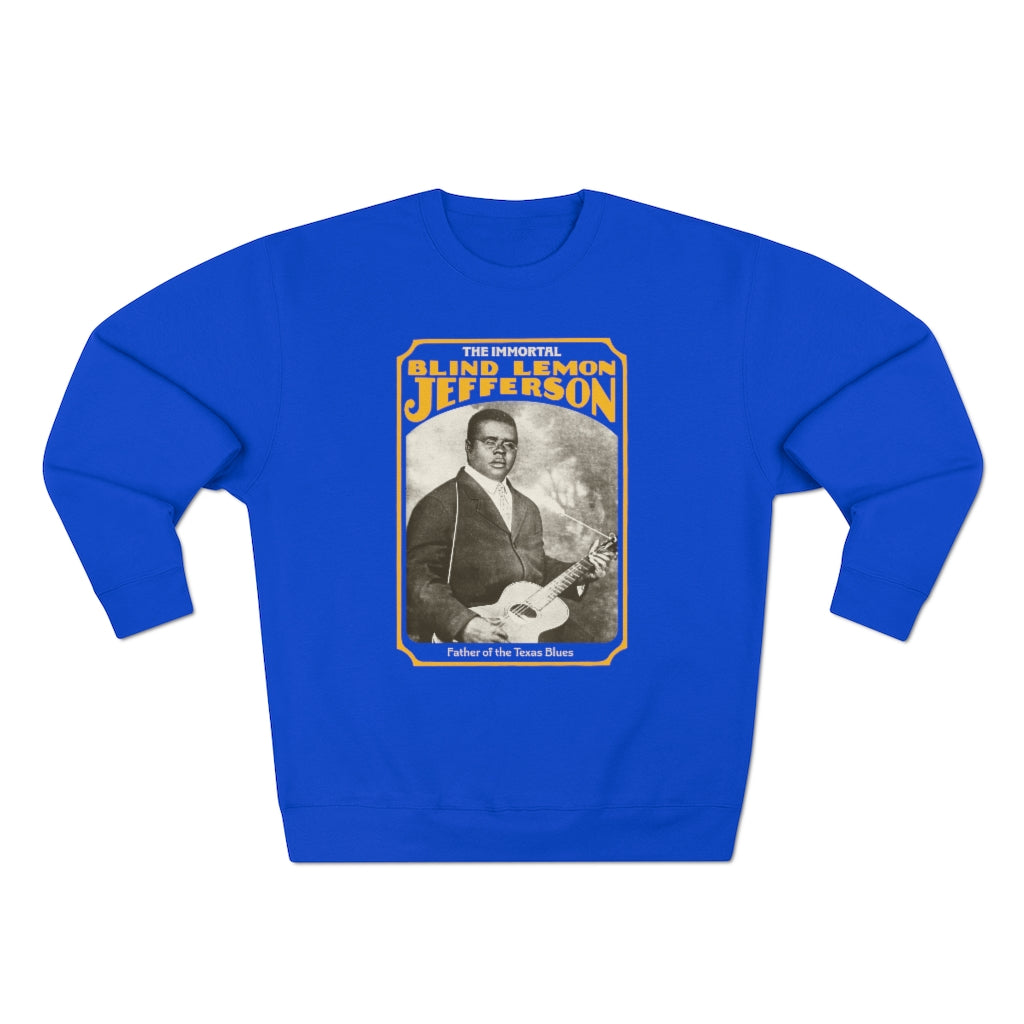 Blind Lemon Jefferson - Unisex Premium Crewneck Sweatshirt