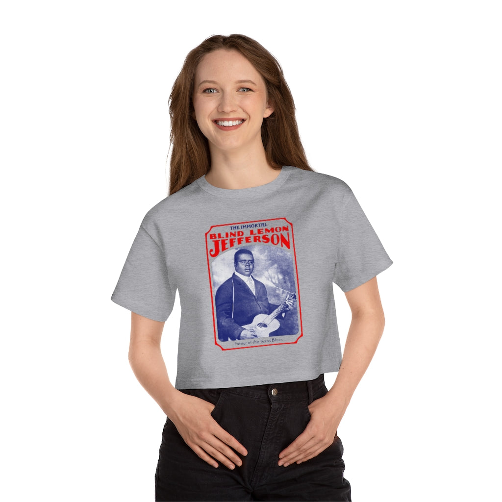 Blind Lemon Jefferson - Champion Women's Heritage Cropped T-Shirt