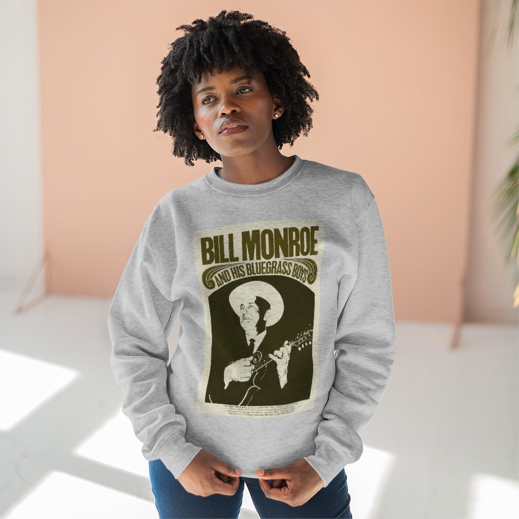 Bill Monroe - Unisex Premium Crewneck Sweatshirt