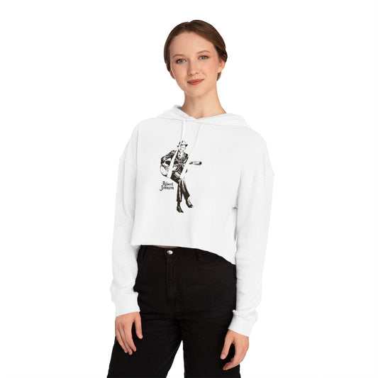 Robert Johnson - Women's Cropped Hooded Sweatshirt