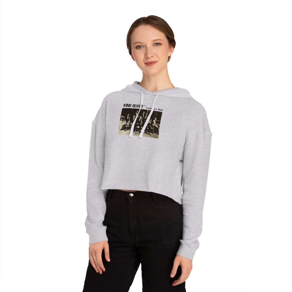 King Oliver - Women's Cropped Hooded Sweatshirt