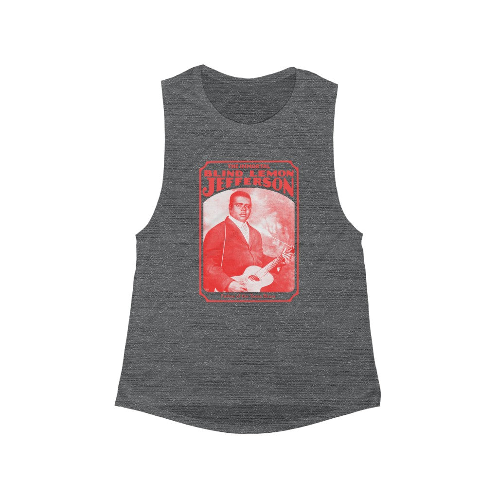 Blind Lemon Jefferson - Women's Flowy Scoop Muscle Tank