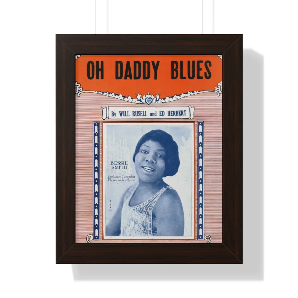 Bessie Smith - Framed Vertical Poster