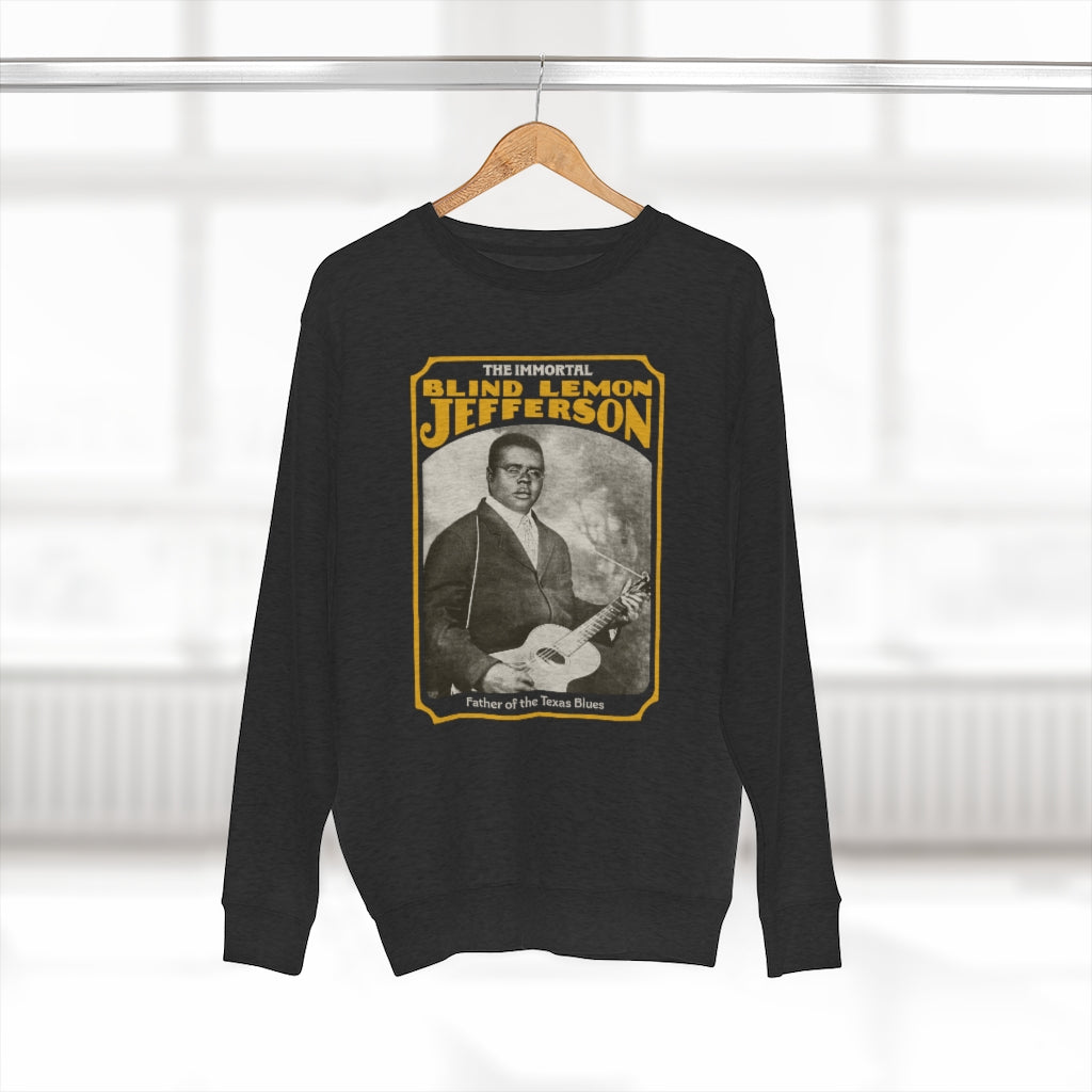 Blind Lemon Jefferson - Unisex Premium Crewneck Sweatshirt