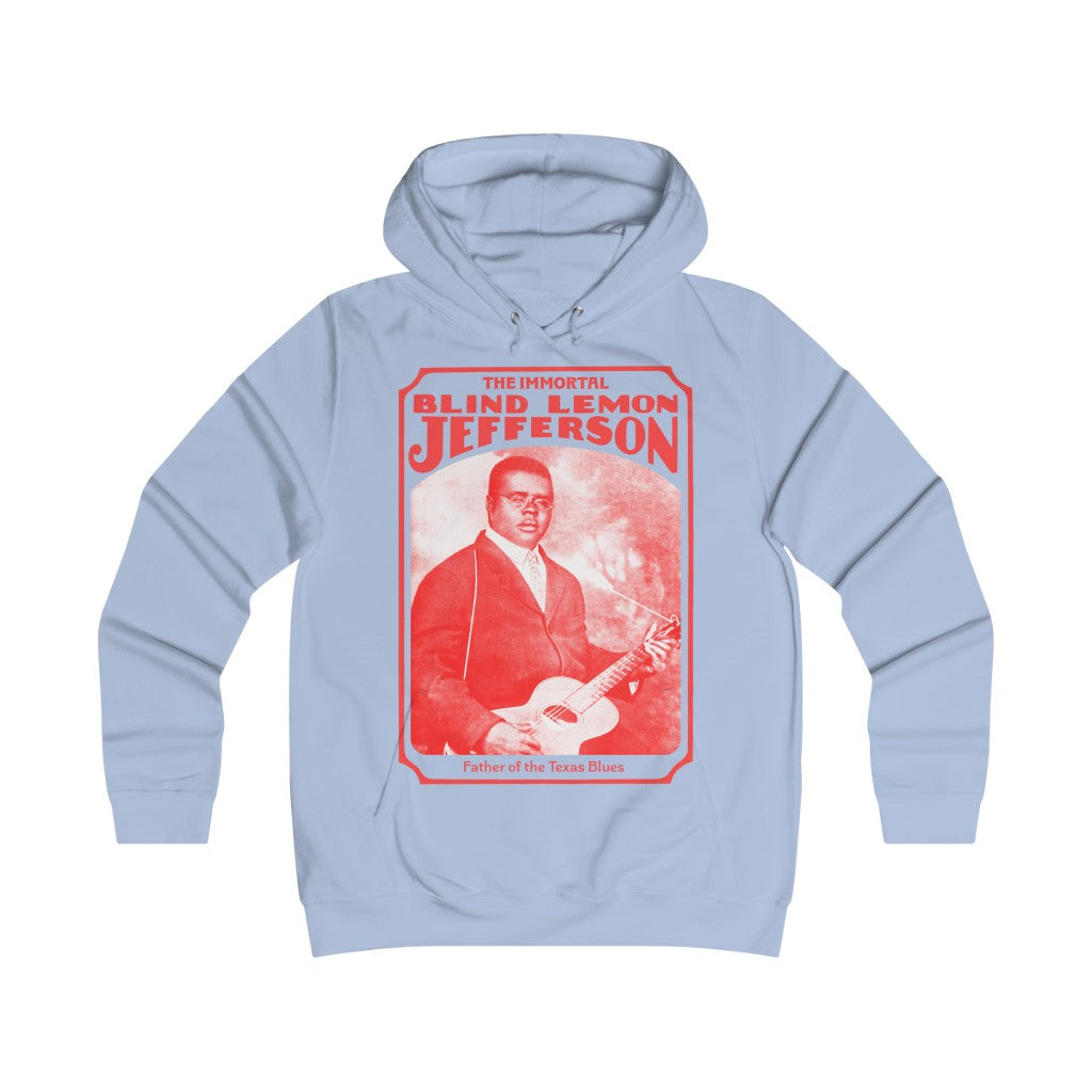 Blind Lemon Jefferson - Girlie College Hoodie