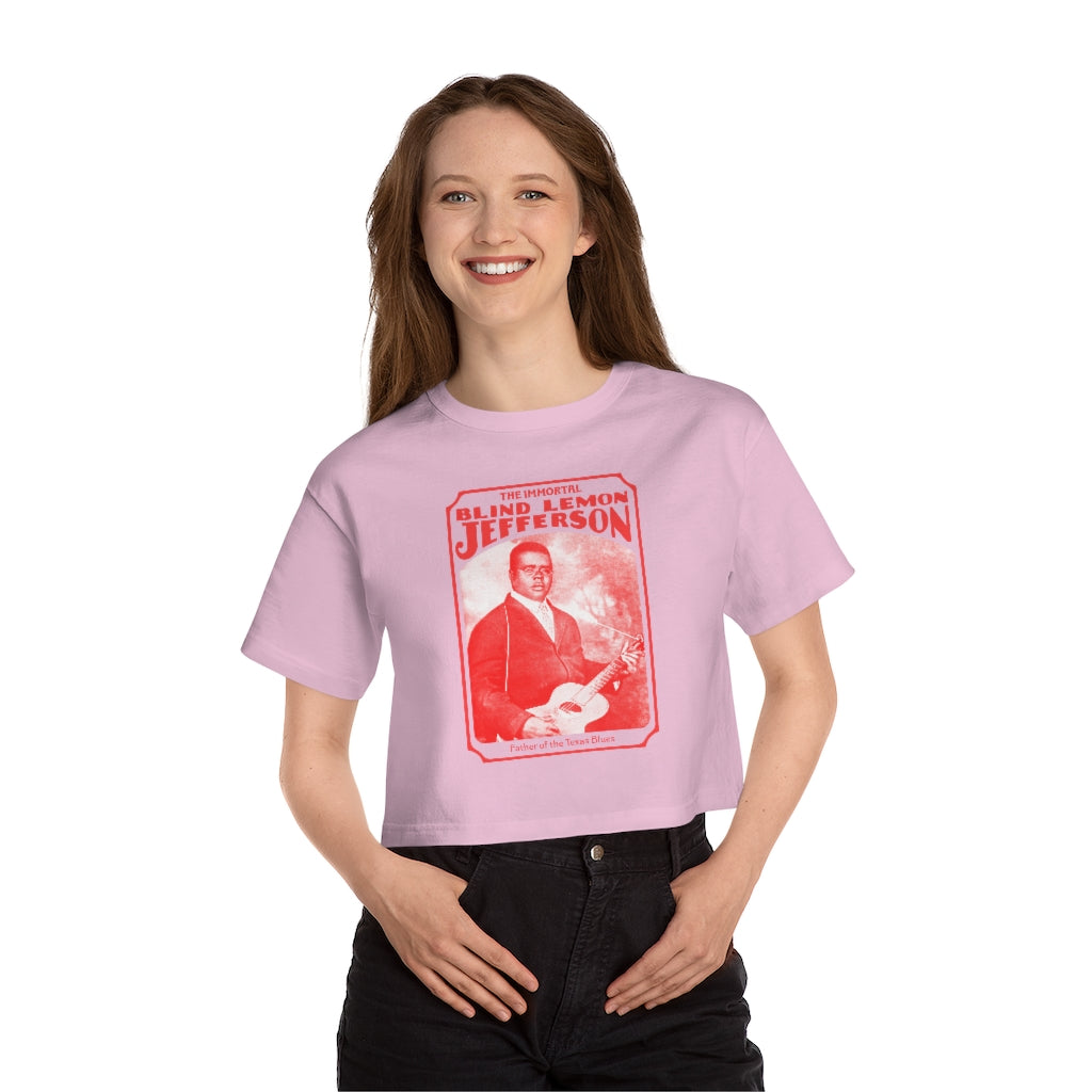 Blind Lemon Jefferson - Champion Women's Heritage Cropped T-Shirt