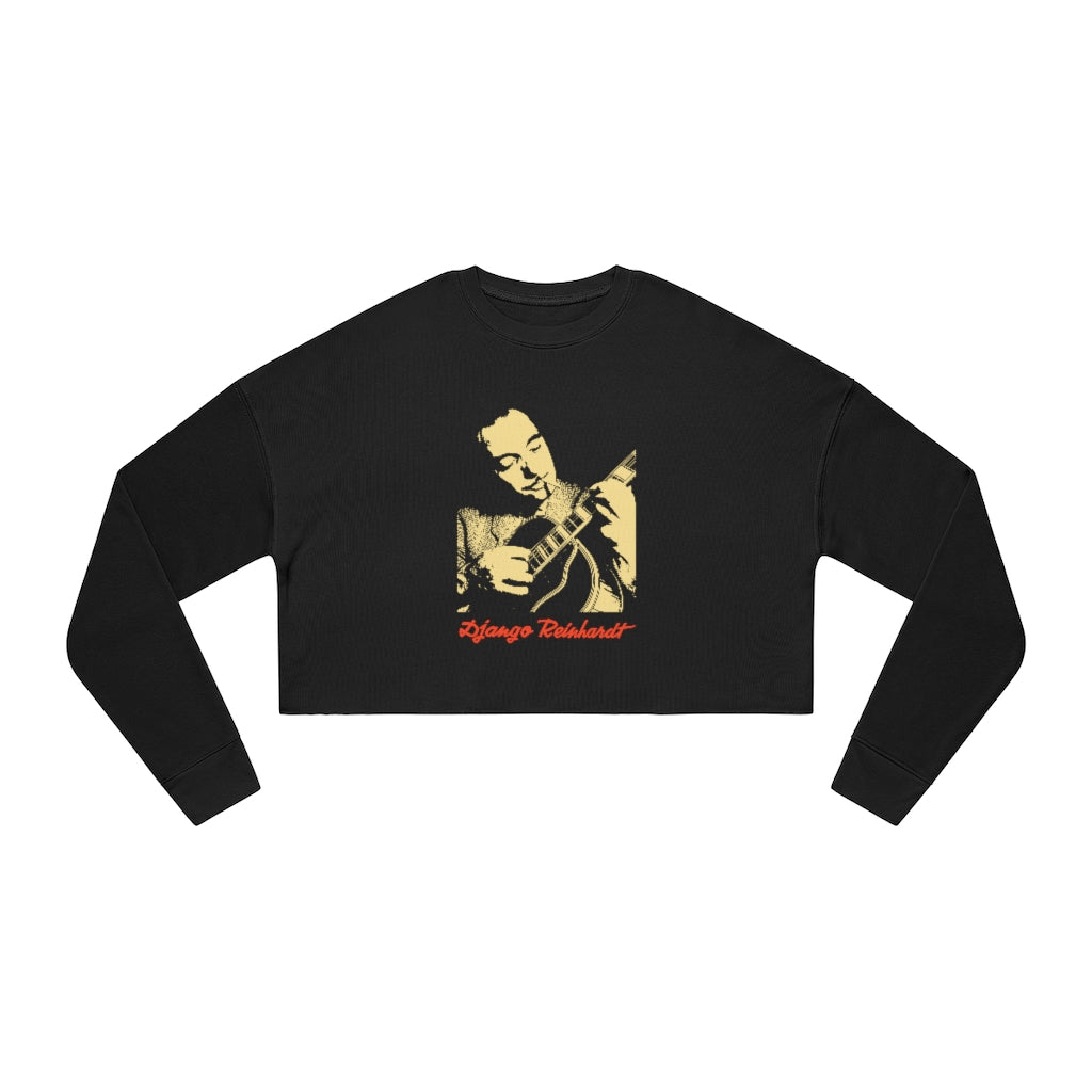 Django Reinhardt - Women's Cropped Sweatshirt