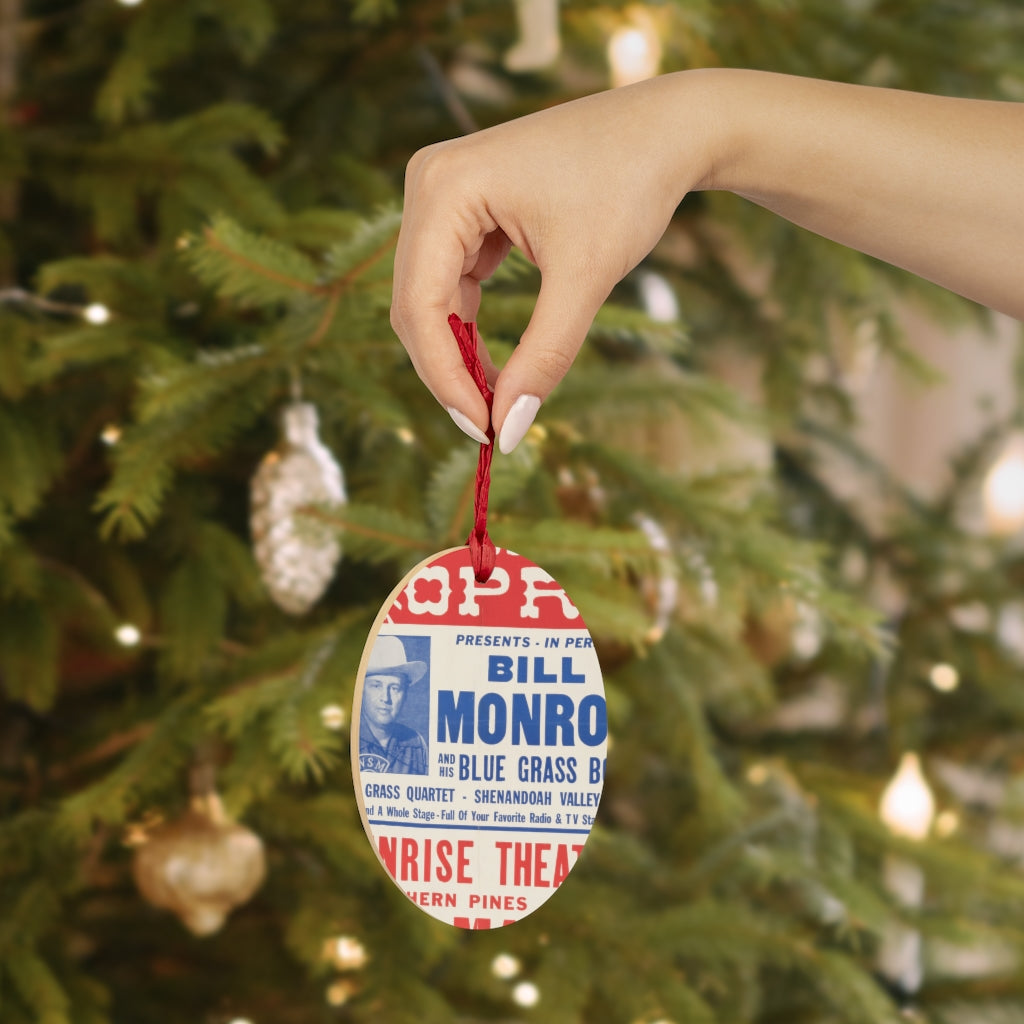 Bill Monroe - Wooden Ornaments