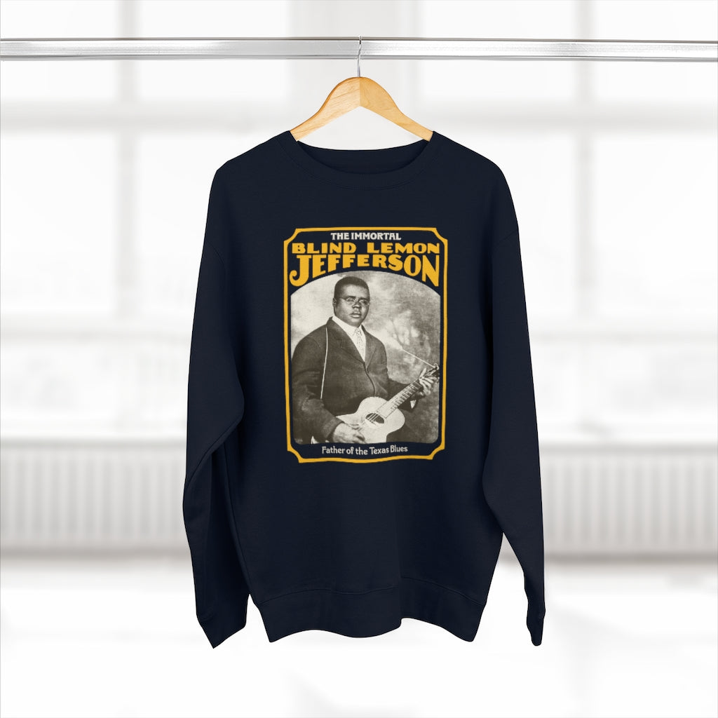 Blind Lemon Jefferson - Unisex Premium Crewneck Sweatshirt