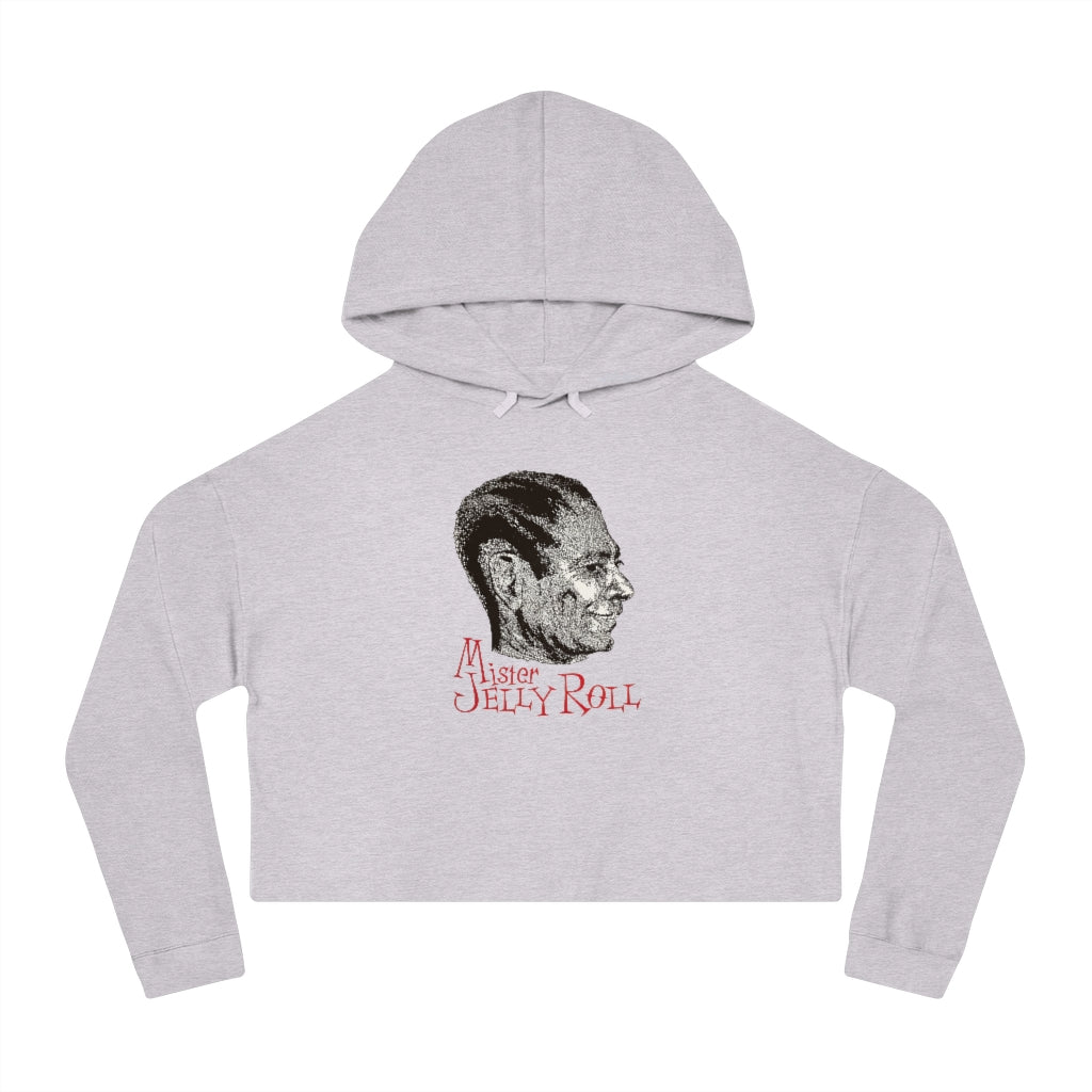 Jelly Roll Morton - Women's Cropped Hooded Sweatshirt