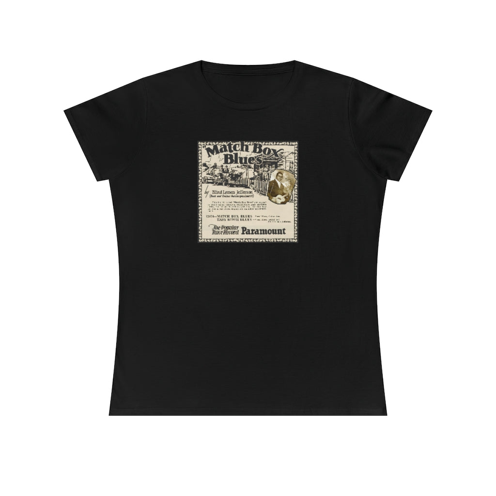 Blind Lemon Jefferson - Ladies' Premium Cotton T-Shirt