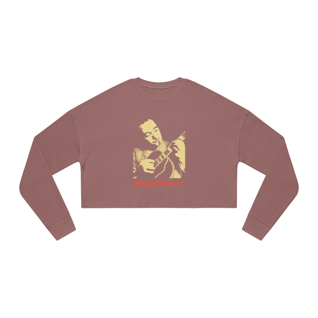 Django Reinhardt - Women's Cropped Sweatshirt