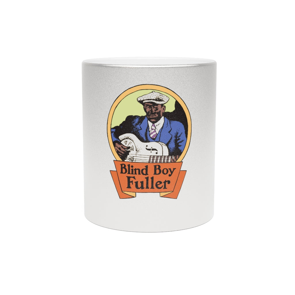 Blind Boy Fuller - Metallic Mug (Silver or Gold)