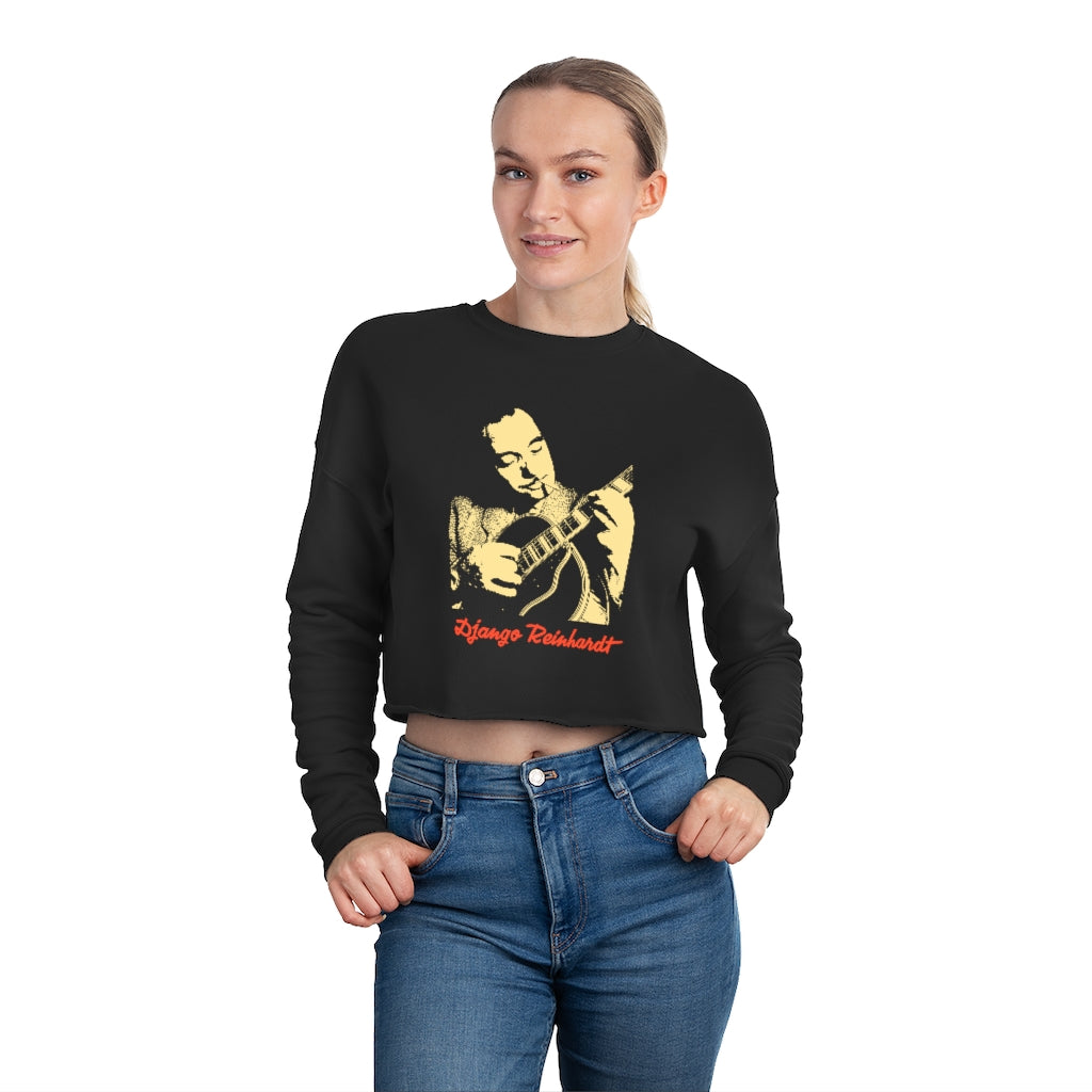 Django Reinhardt - Women's Cropped Sweatshirt