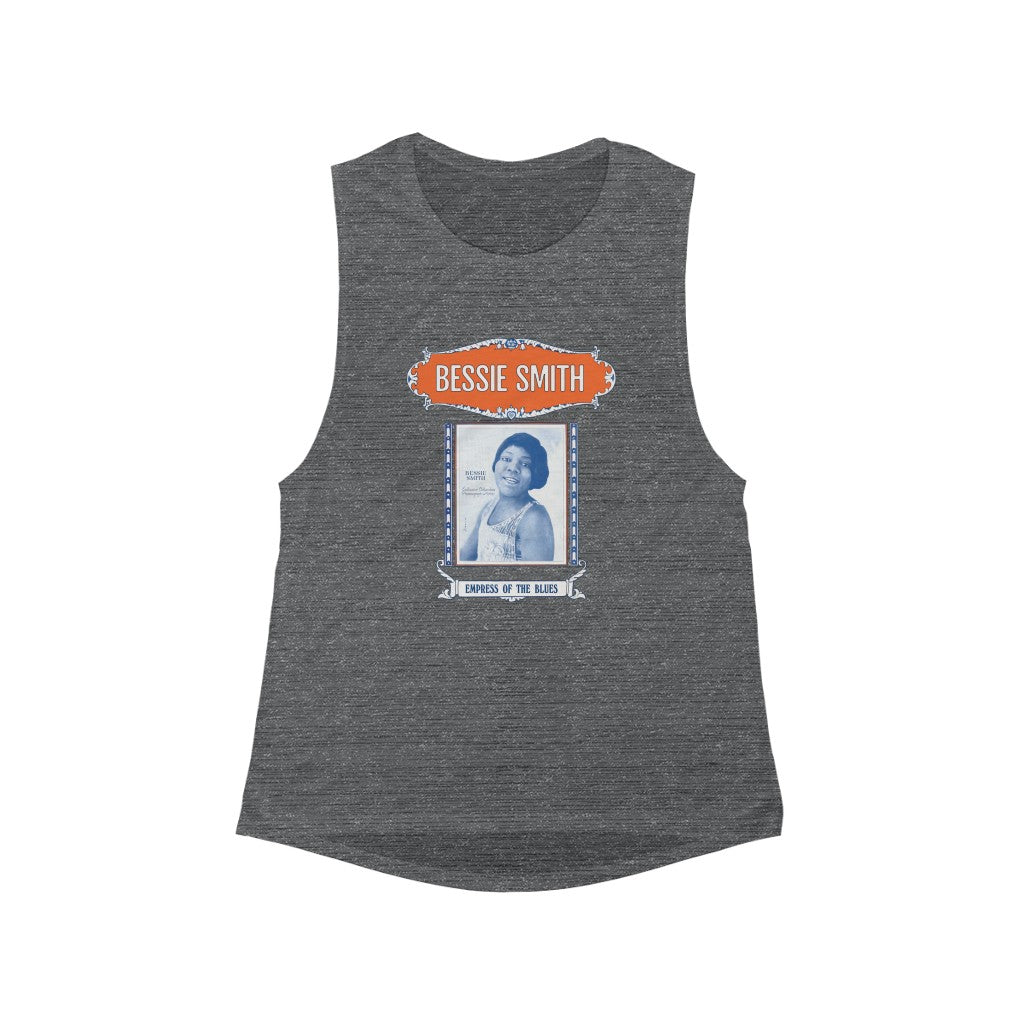 Bessie Smith - Women's Flowy Scoop Muscle Tank