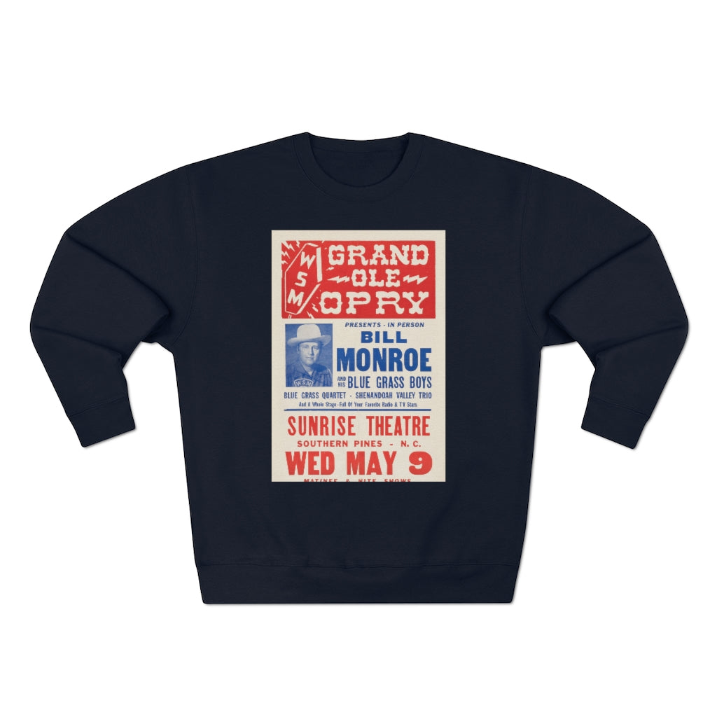 Bill Monroe - Unisex Premium Crewneck Sweatshirt