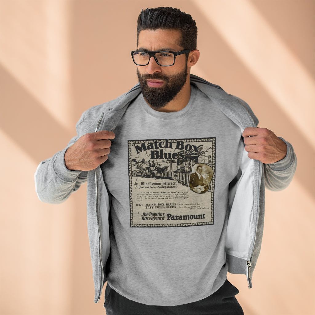 Blind Lemon Jefferson - Unisex Premium Crewneck Sweatshirt