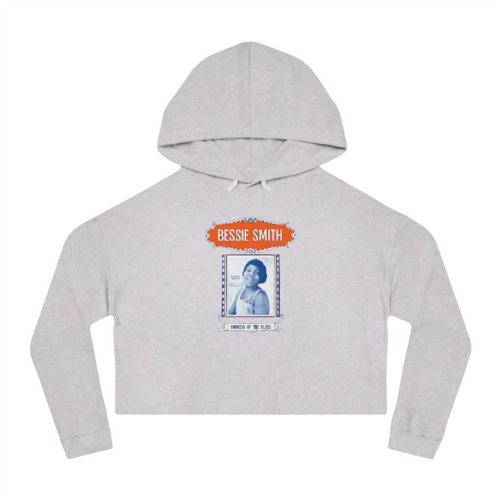 Bessie Smith - Women's Cropped Hooded Sweatshirt