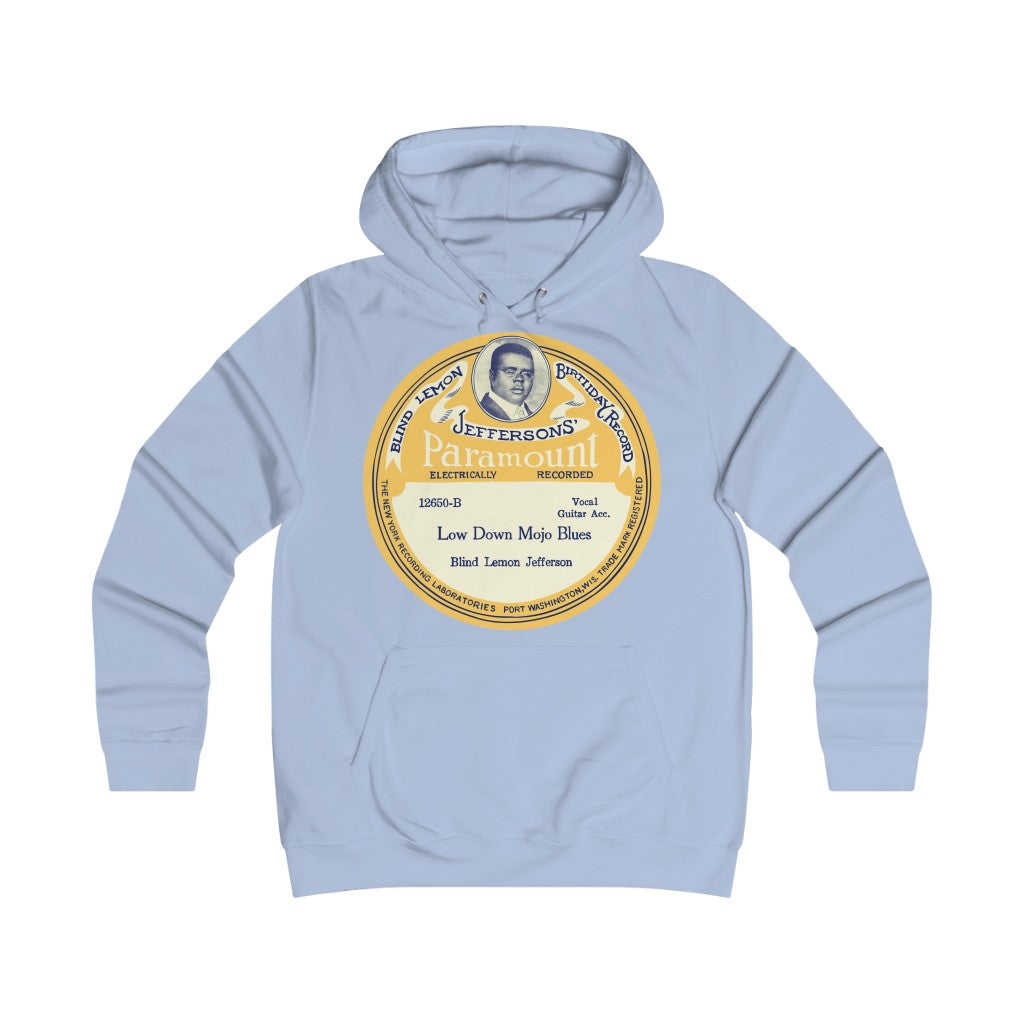 Blind Lemon Jefferson - Girlie College Hoodie