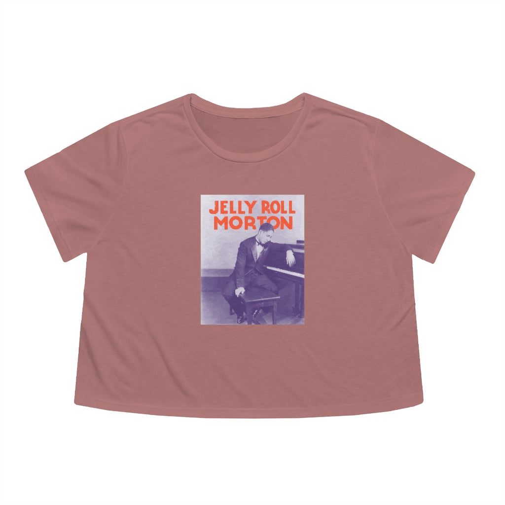 Jelly Roll Morton - Women's Flowy Cropped Teeed Tee