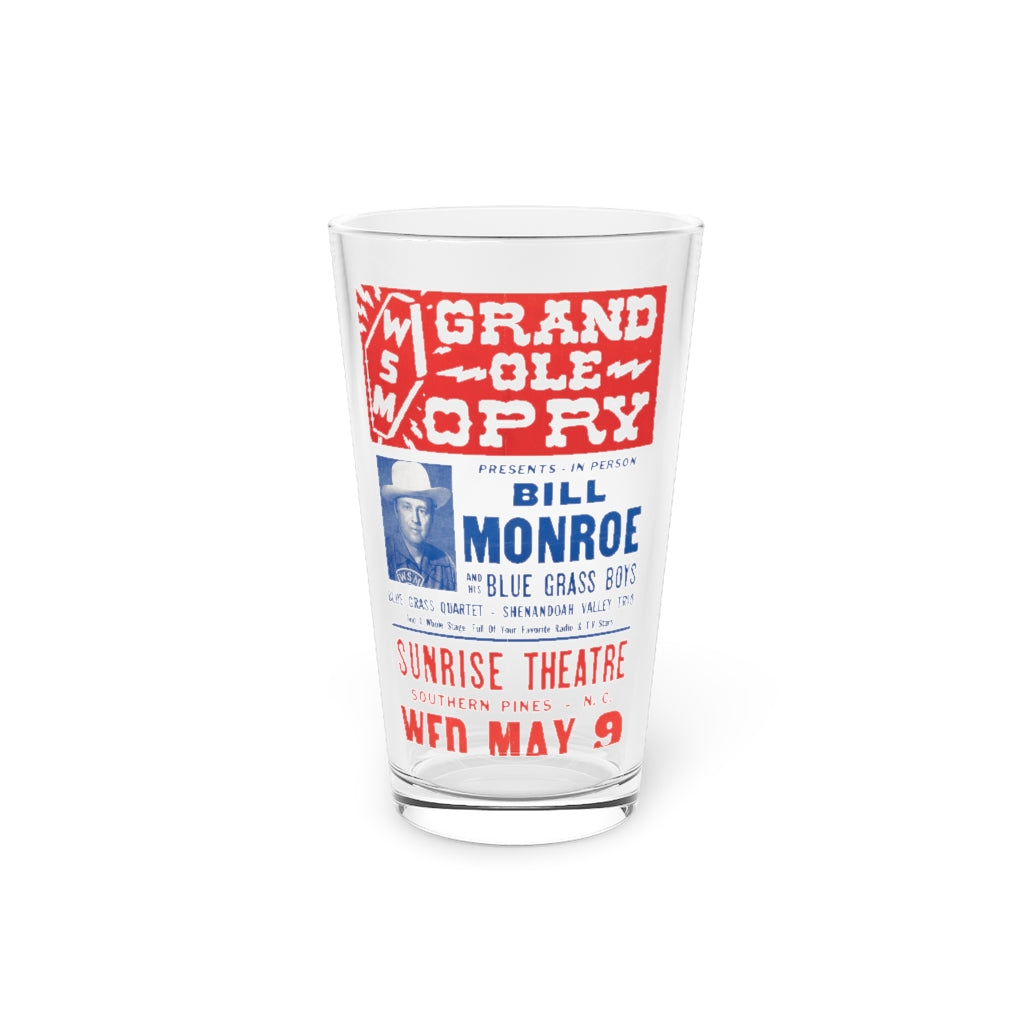 Bill Monroe - Pint Glass, 16oz