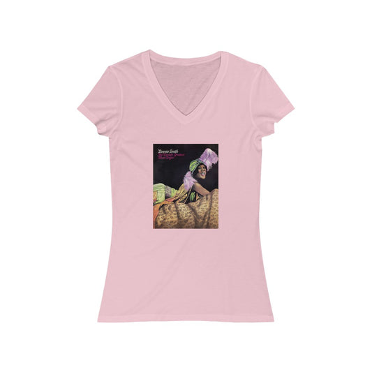 Bessie Smith - Women's Jersey Short Sleeve V-Neck Tee