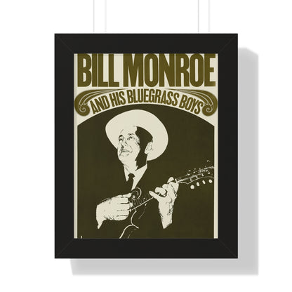 Bill Monroe - Framed Vertical Poster