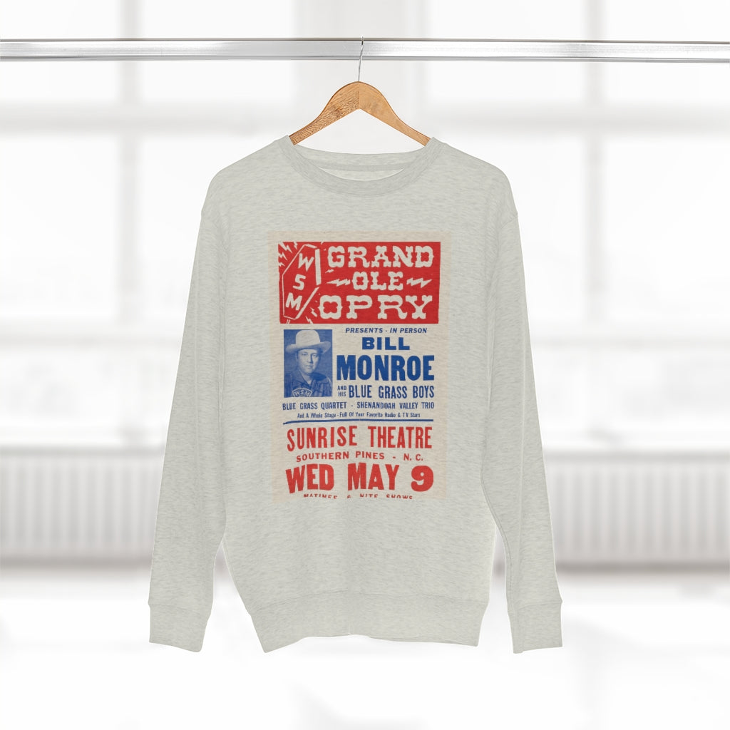 Bill Monroe - Unisex Premium Crewneck Sweatshirt