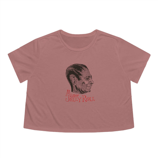 Jelly Roll Morton - Women's Flowy Cropped Teeed Tee