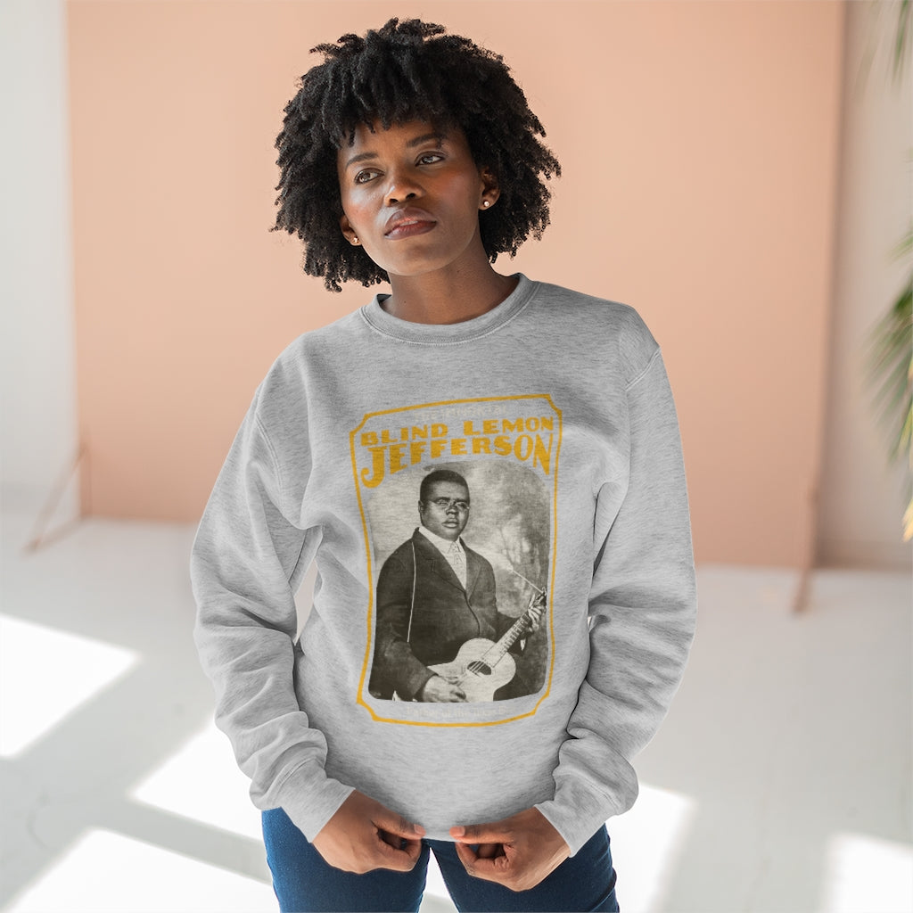 Blind Lemon Jefferson - Unisex Premium Crewneck Sweatshirt