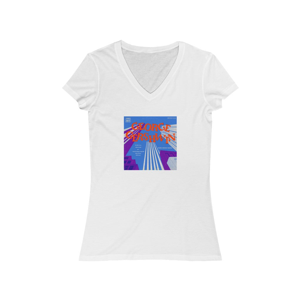 Gershwin - Women's Jersey Short Sleeve V-Neck Tee