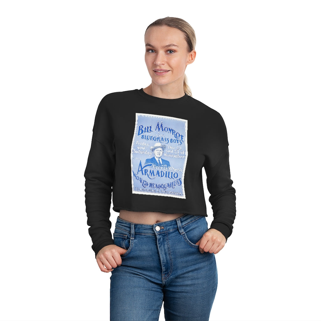 Bill Monroe - Women's Cropped Sweatshirt