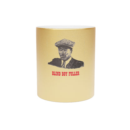 Blind Boy Fuller - Metallic Mug (Silver or Gold)