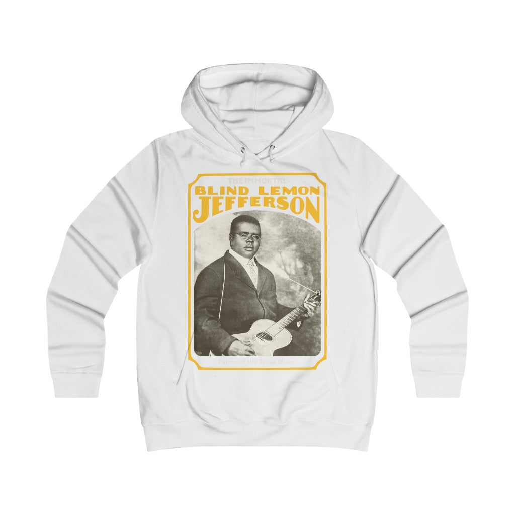 Blind Lemon Jefferson - Girlie College Hoodie