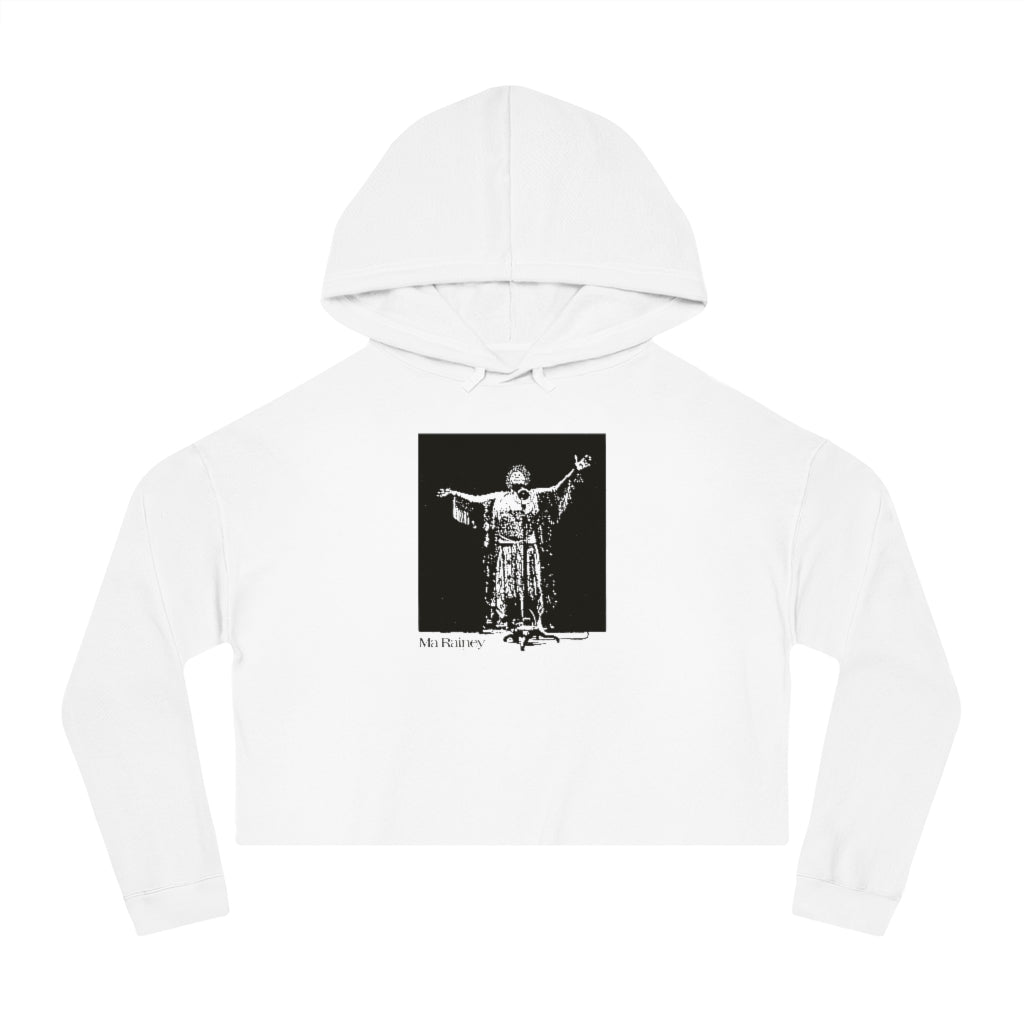 Ma Rainey - Women's Cropped Hooded Sweatshirt