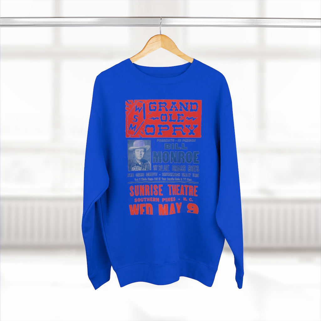 Bill Monroe - Unisex Premium Crewneck Sweatshirt