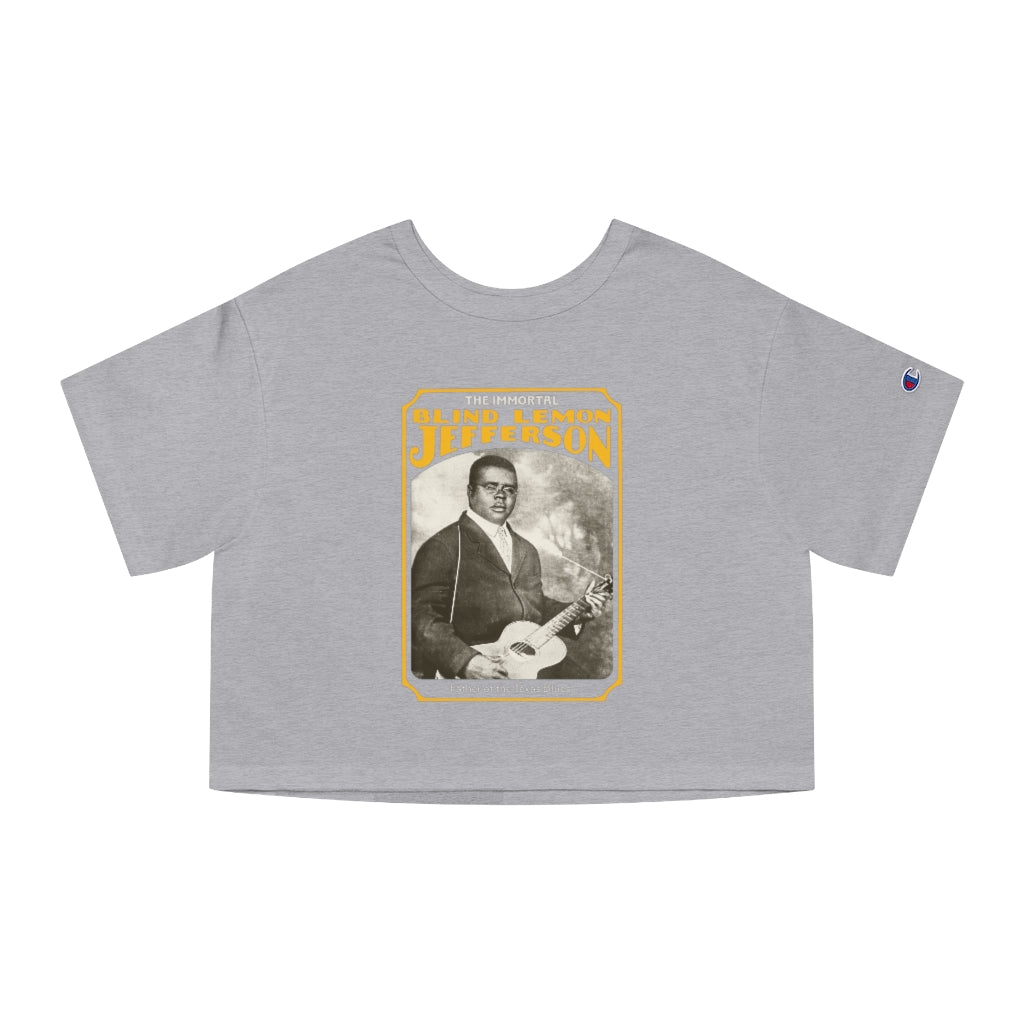 Blind Lemon Jefferson - Champion Women's Heritage Cropped T-Shirt