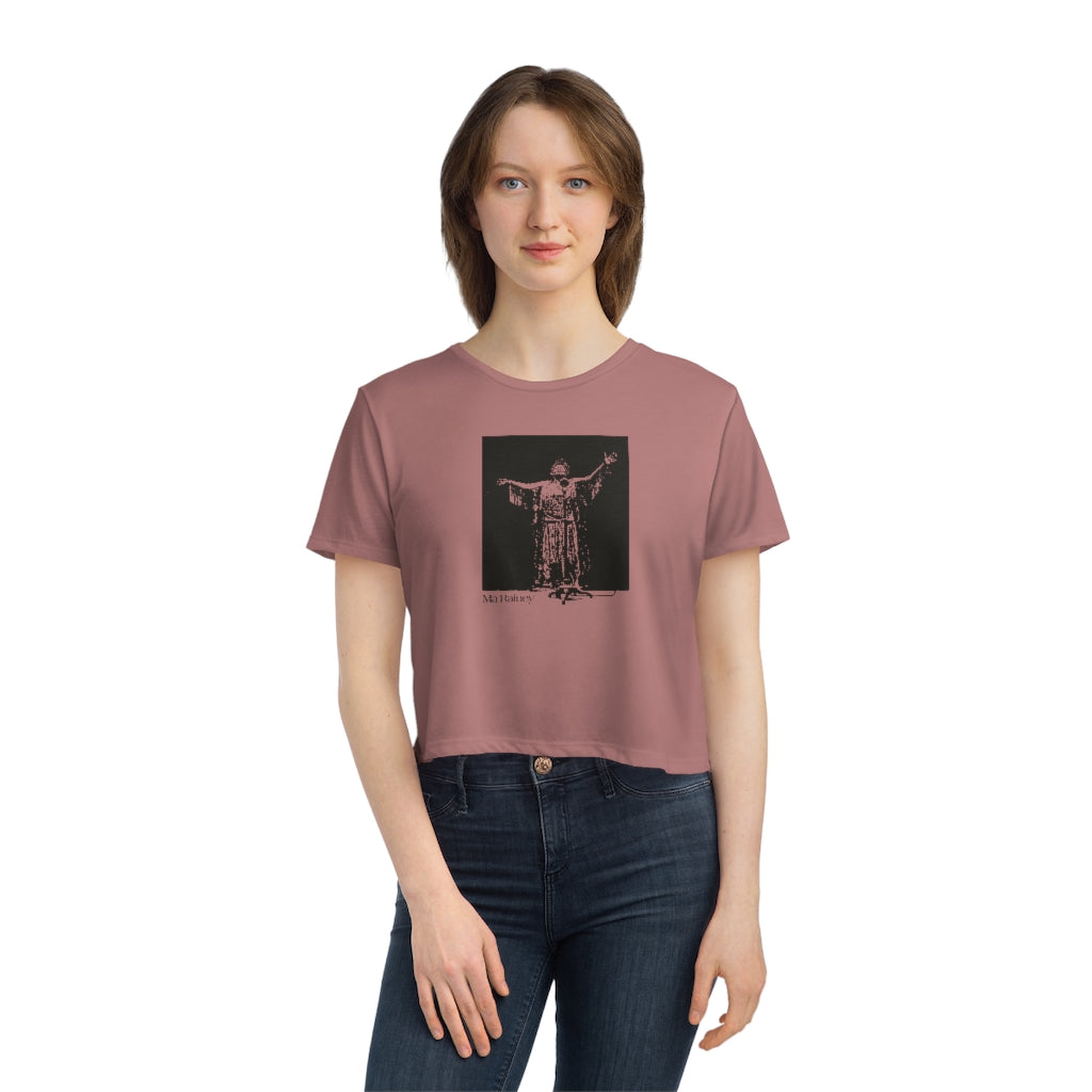 Ma Rainey - Women's Flowy Cropped Teeed Tee