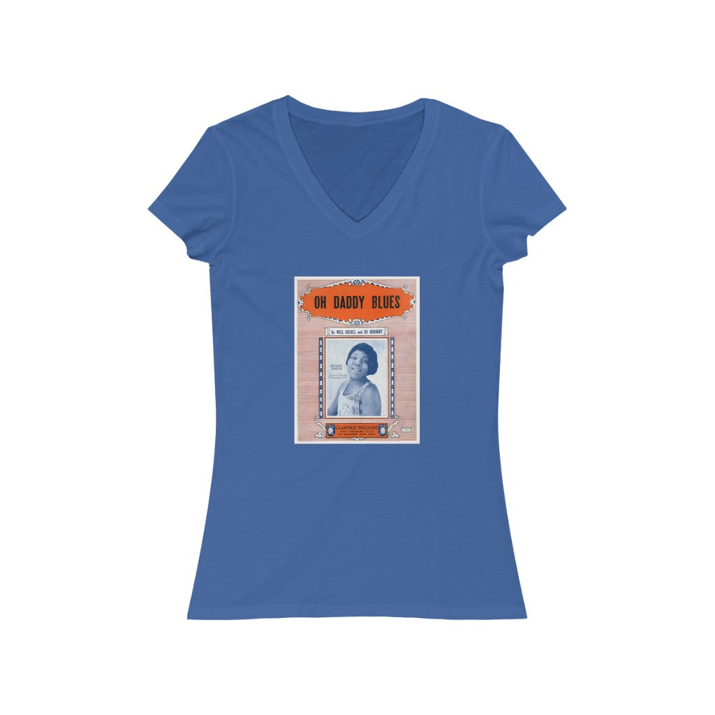 Bessie Smith - Women's Jersey Short Sleeve V-Neck Tee